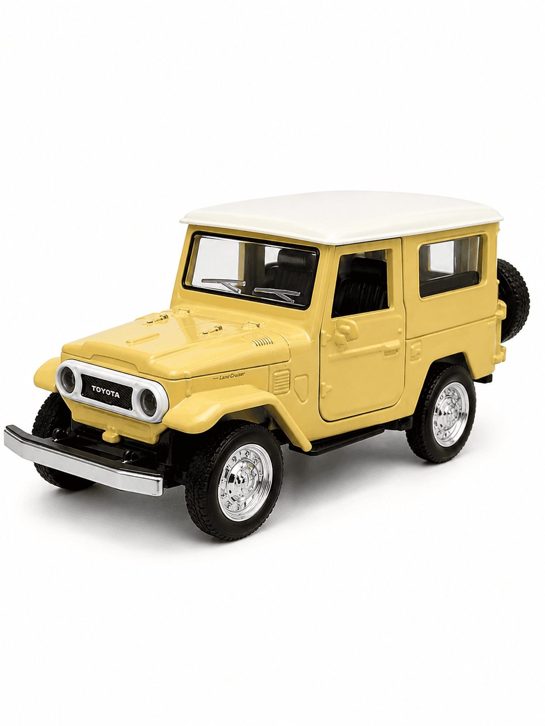 Carro Escala Toyota Land Cruiser Fj40 Amarillo