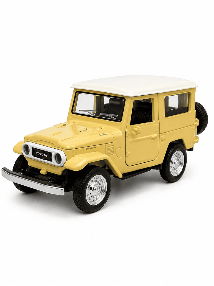 Carro Escala Toyota Land Cruiser Fj40 Amarillo