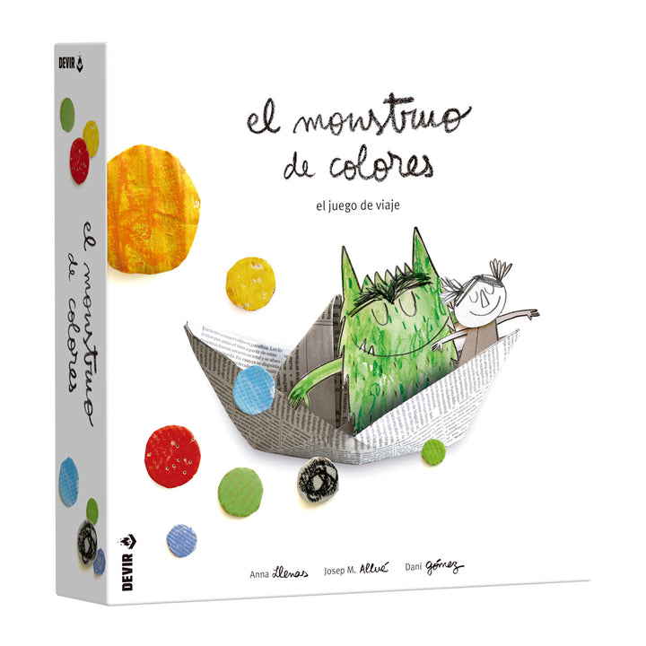 Juego De Mesa El Monstruo de Colores Edición de Viaje Para Niños