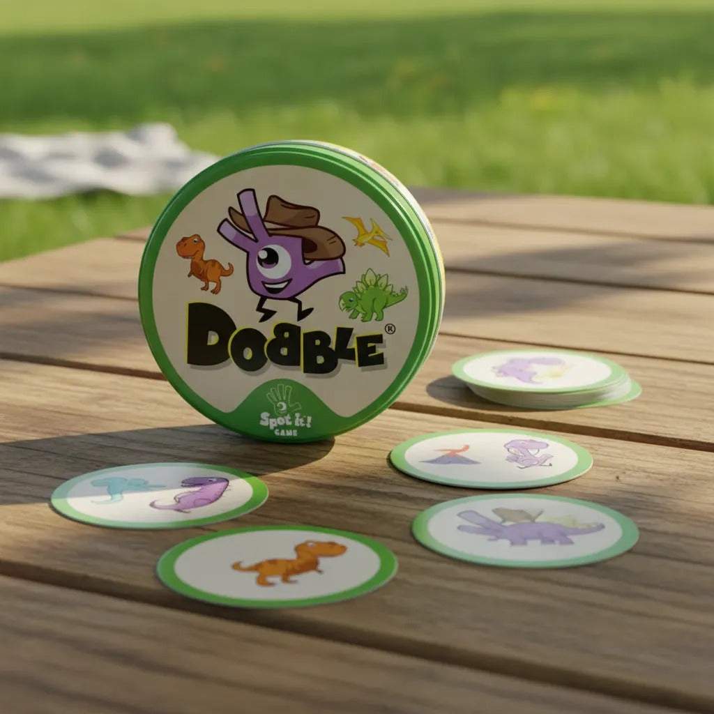 Juego de Mesa Estrategia Dobble Dinosaurios Para Niños