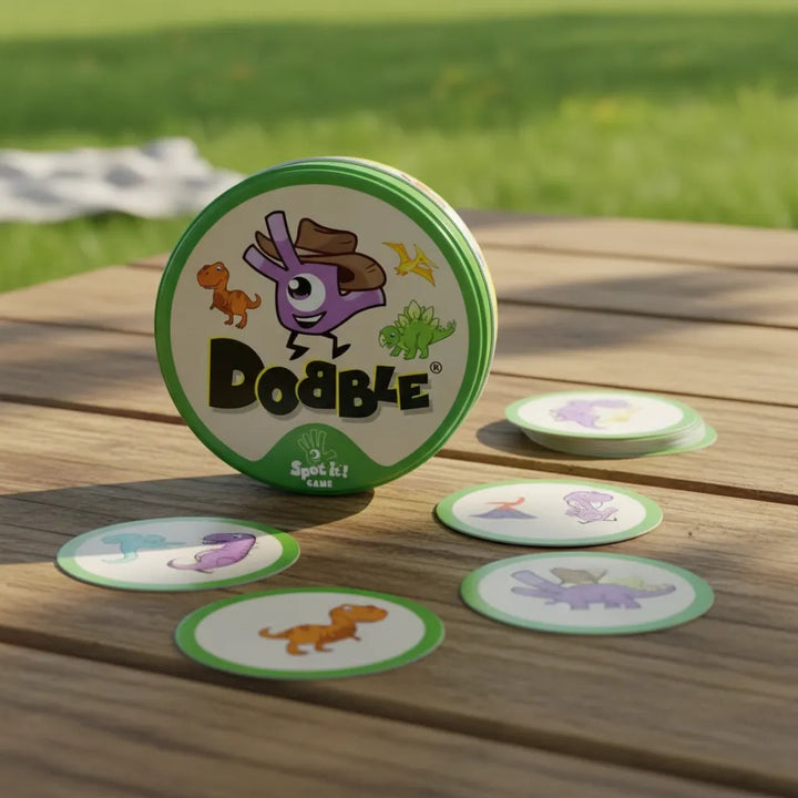 Juego de Mesa Estrategia Dobble Dinosaurios Para Niños