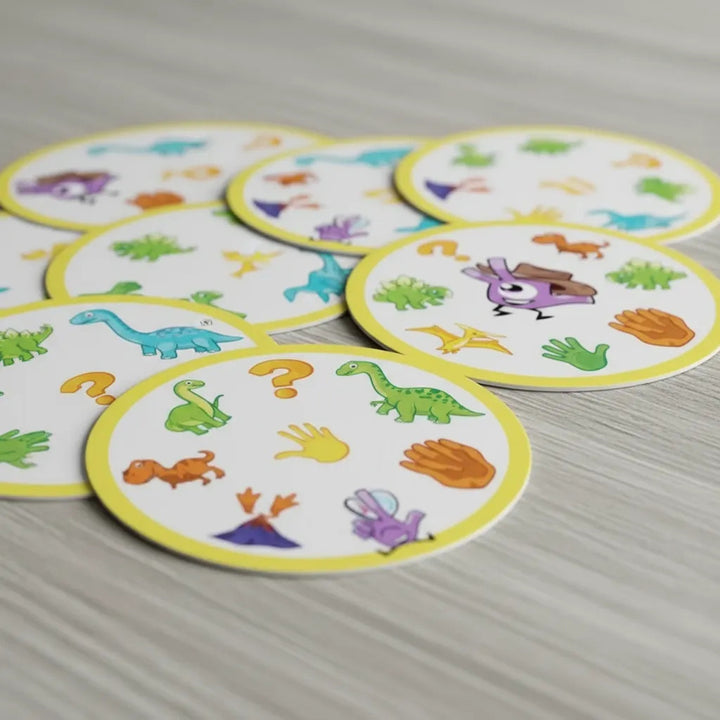 Juego de Mesa Estrategia Dobble Dinosaurios Para Niños
