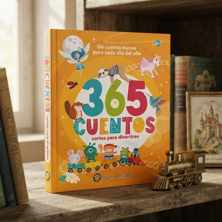 Libro Ilustrado 365 Cuentos Cortos Clásicos Para Niños