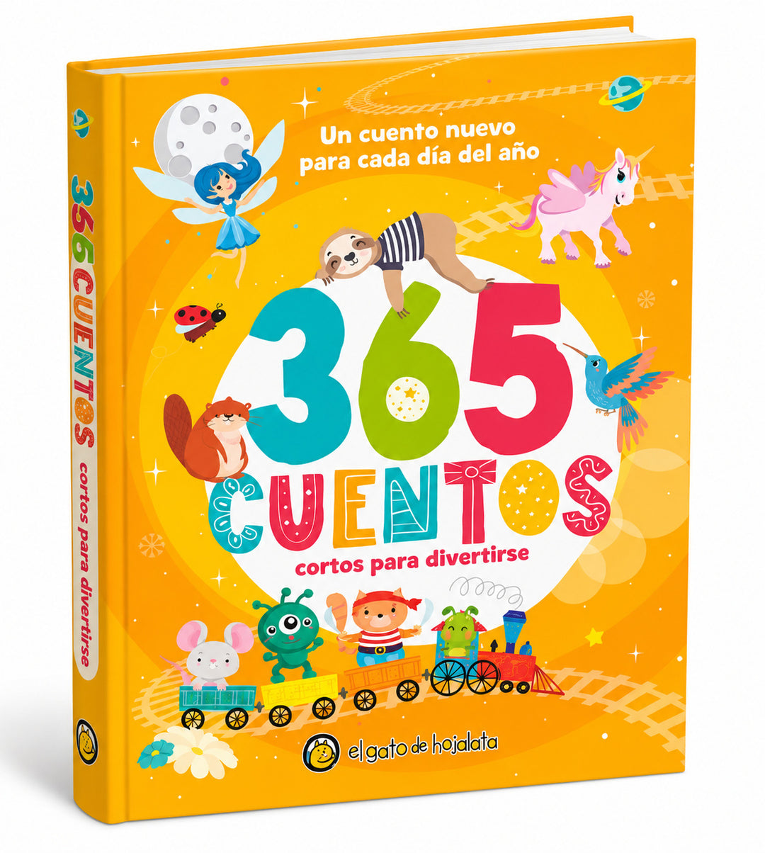 Libro Ilustrado 365 Cuentos Cortos Clásicos Para Niños