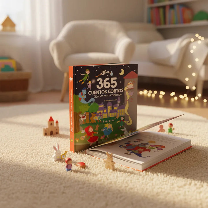 Libro 365 Cuentos Cortos Clásicos y Maravillosos Para Niños