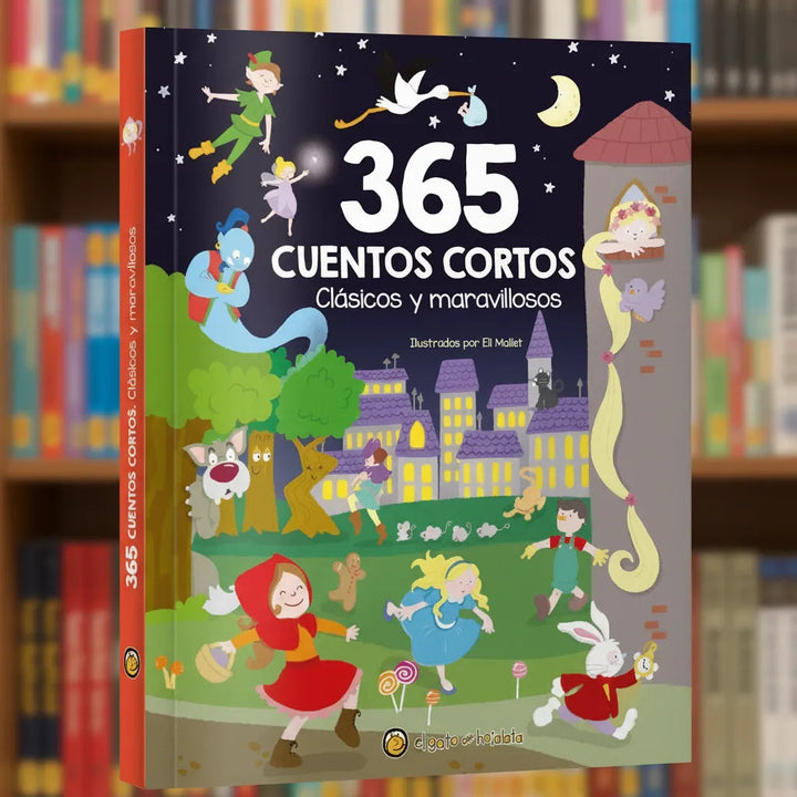 Libro 365 Cuentos Cortos Clásicos y Maravillosos Para Niños