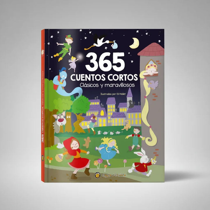 Libro 365 Cuentos Cortos Clásicos y Maravillosos Para Niños