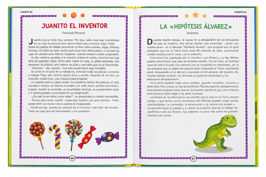Libro Ilustrado 101 Cuentos Para Ir A Dormir Para Niños