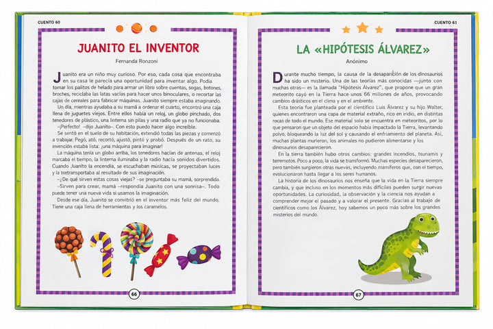 Libro Ilustrado 101 Cuentos Para Ir A Dormir Para Niños