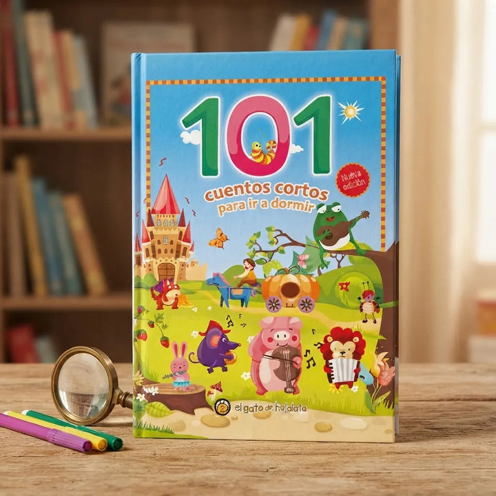 Libro Ilustrado 101 Cuentos Para Ir A Dormir Para Niños