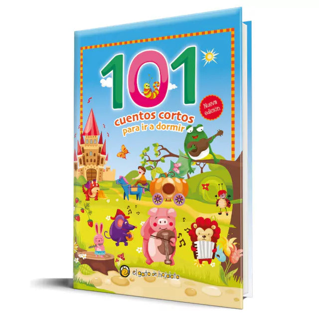 Libro Ilustrado 101 Cuentos Para Ir A Dormir Para Niños