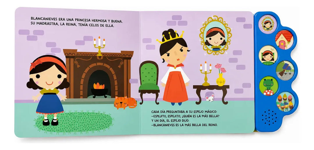 Libro con sonido Blancanieves y los siete enanitos Para Niños