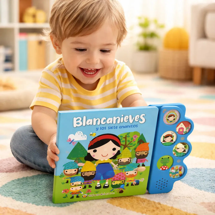 Libro con sonido Blancanieves y los siete enanitos Para Niños