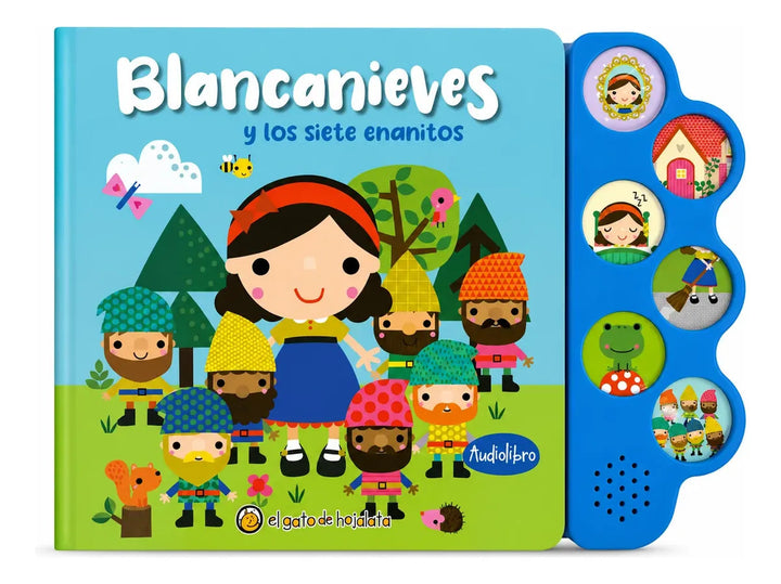 Libro con sonido Blancanieves y los siete enanitos Para Niños
