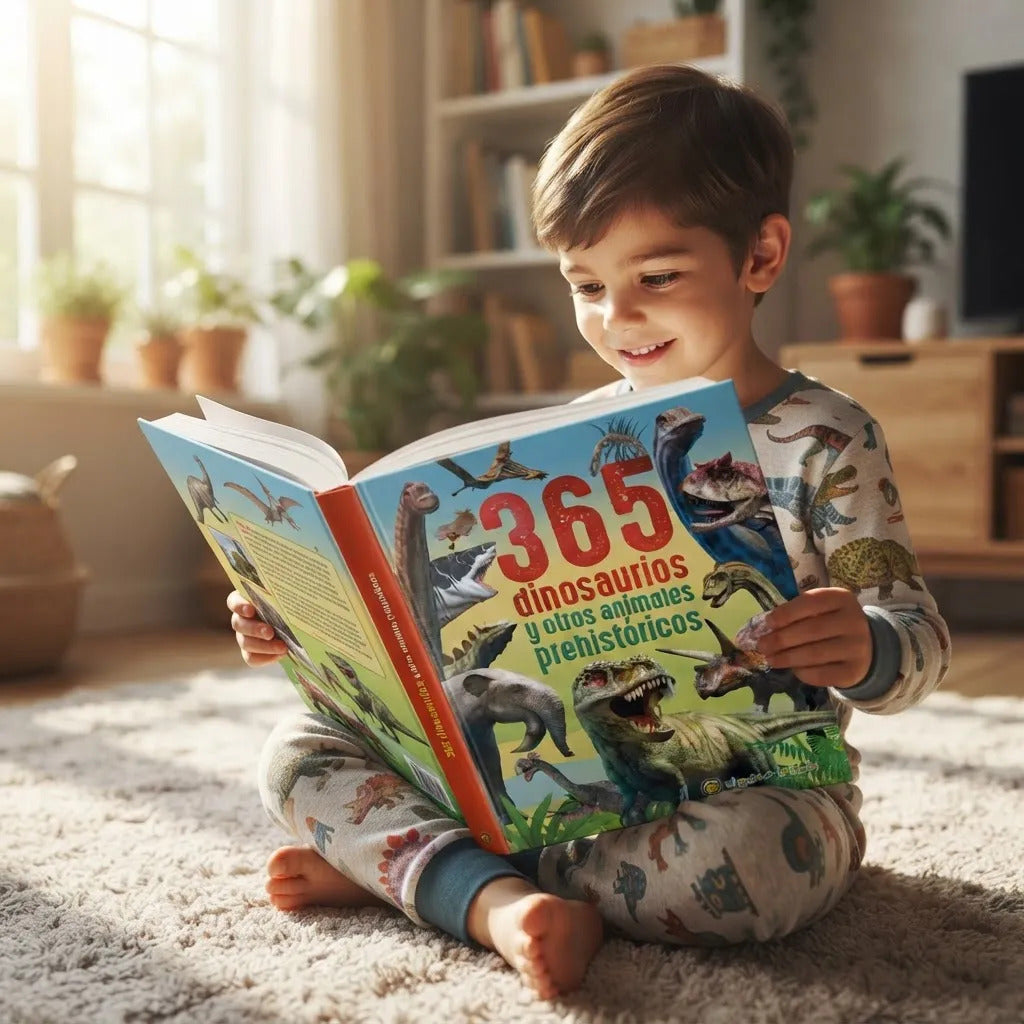 Libro Ilustrado Dinosaurios y Animales Prehistóricos Para Niños