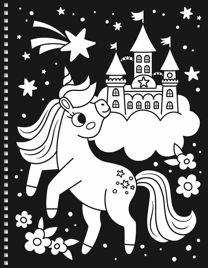 Libro de Actividades Unicornios Con Stickers Para Niños