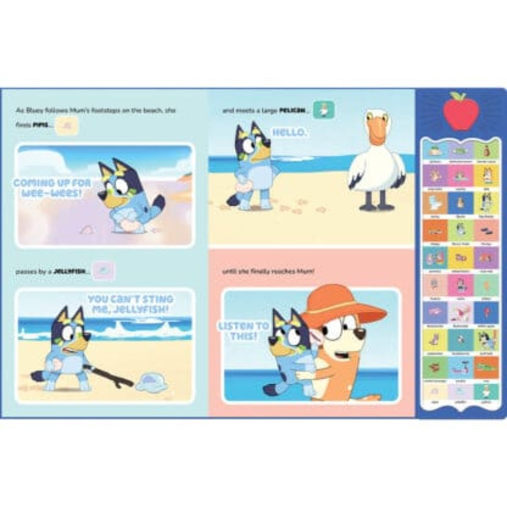 Libro Con Sonidos Palabras Bluey Wackadoo Para Niños