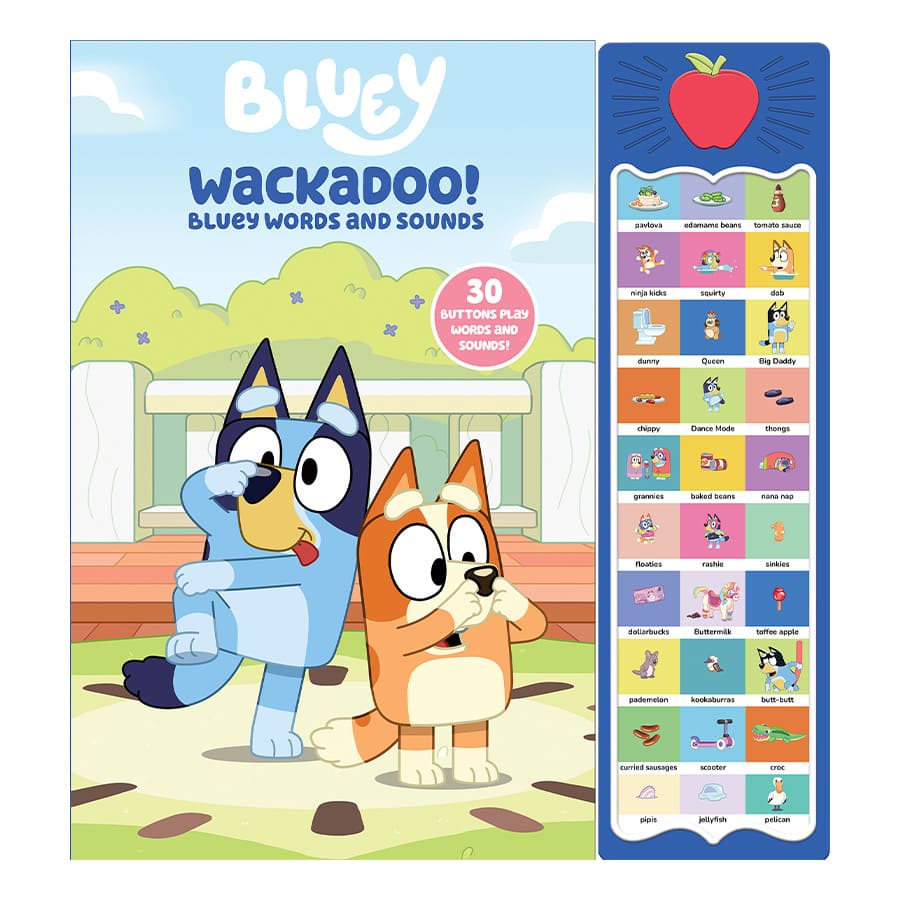 Libro Con Sonidos Palabras Bluey Wackadoo Para Niños