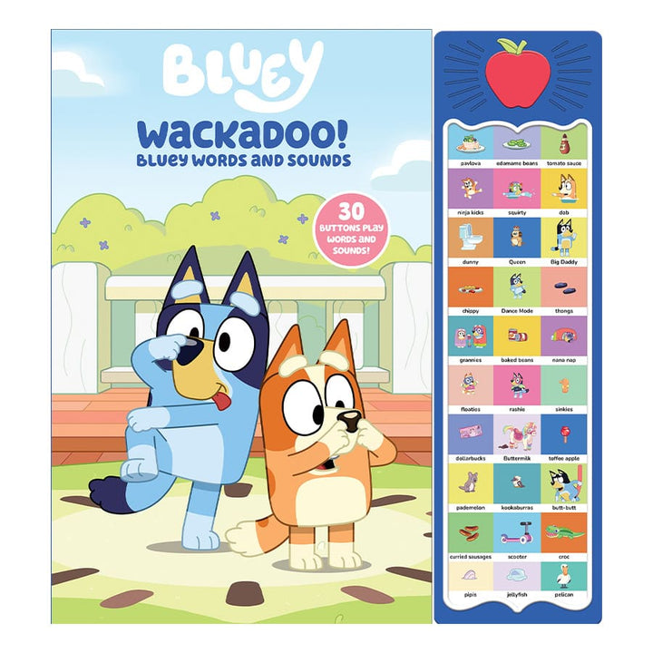 Libro Con Sonidos Palabras Bluey Wackadoo Para Niños