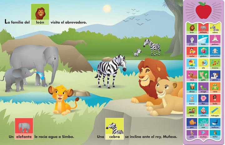 Libro Interactivo con Sonido Disney Primeras aventuras Para Niños