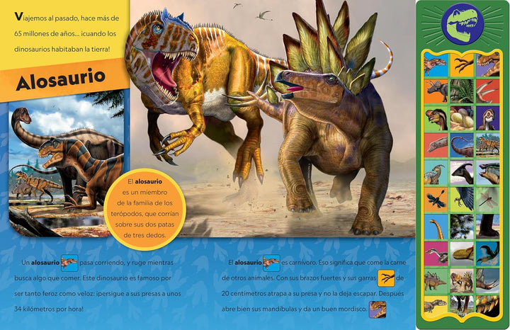 Libro Sonidos Interactivo National Geographic Dinosaurios Para Niños