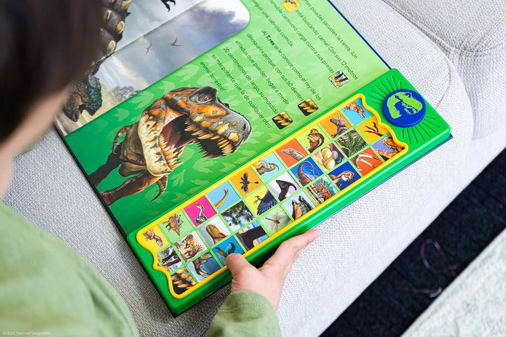 Libro Sonidos Interactivo National Geographic Dinosaurios Para Niños