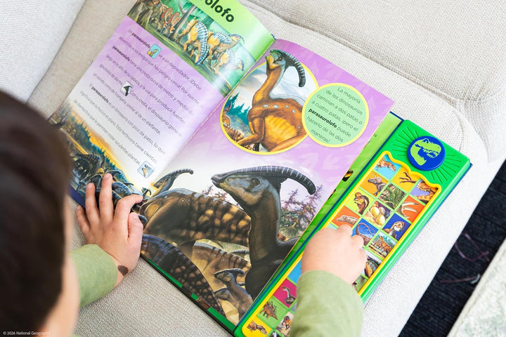 Libro Sonidos Interactivo National Geographic Dinosaurios Para Niños