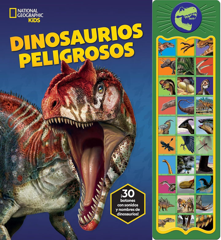 Libro Sonidos Interactivo National Geographic Dinosaurios Para Niños
