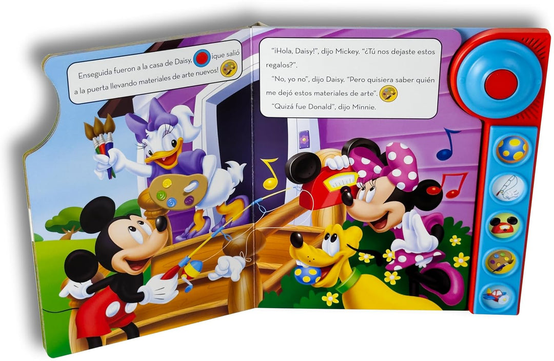 Libro Interactivo con Sonido Mickey con Timbre Para Niños