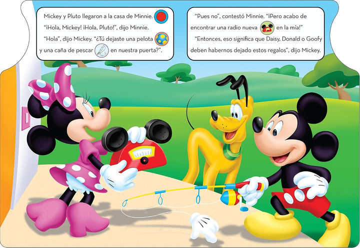 Libro Interactivo con Sonido Mickey con Timbre Para Niños
