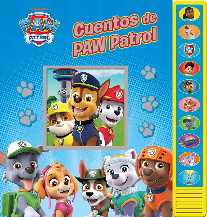 Libro de Cuentos con Sonido Nick Paw Patrol Para Niños