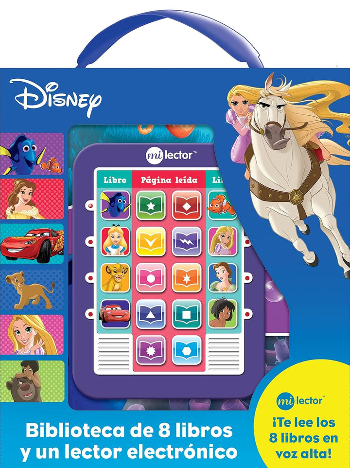 Mi Lector Disney Interactivo con 8 Libros Para Niños