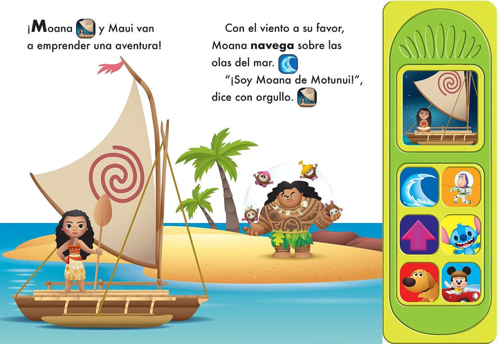 Libro Educativo Amigos De Viaje Disney Baby para Niños