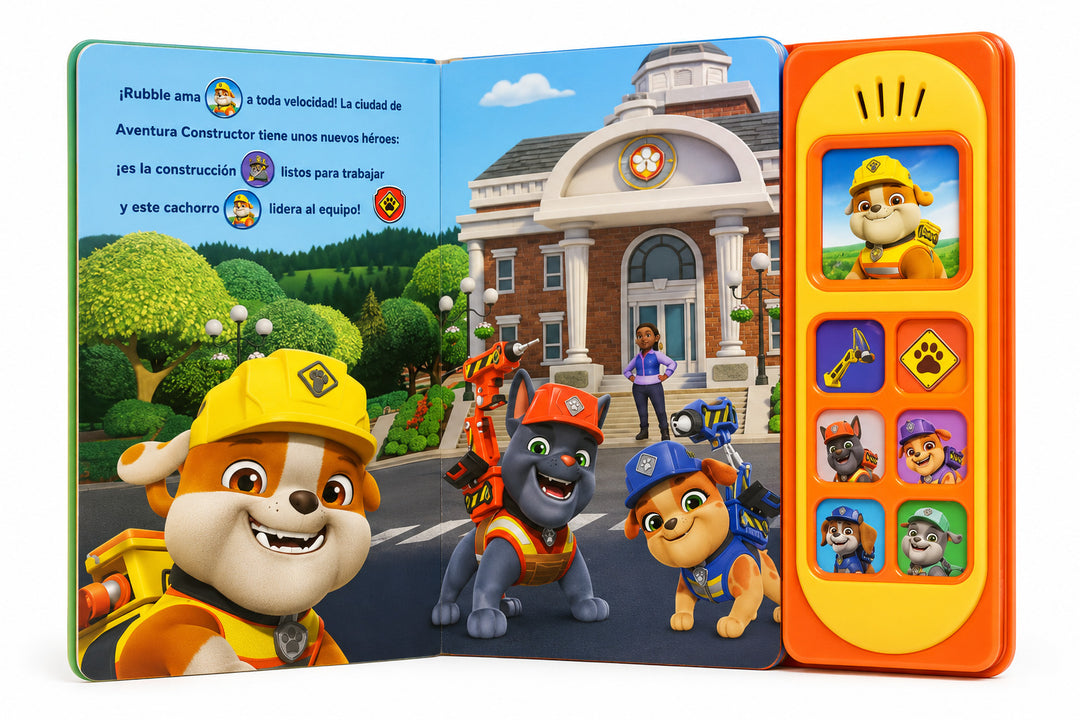 Libro Interactivo Sonido PAW Patrol 7 Botones Para Niños