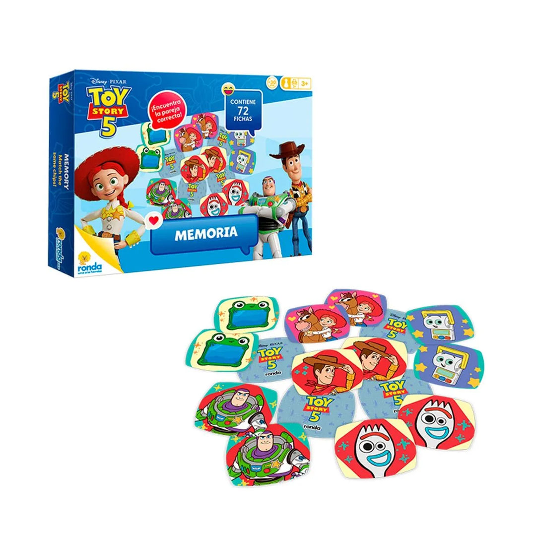 Juego de Mesa Memoria Toy Story 5 Ronda Para Niños