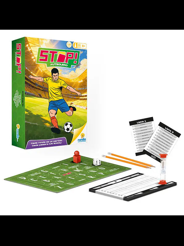 Juego de Mesa de Destreza Stop Futbolero Para Niños