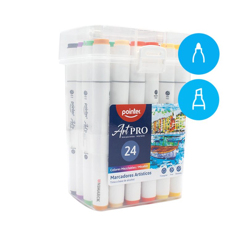 Set Marcadores Mezclables 24 Unidades Para Niños