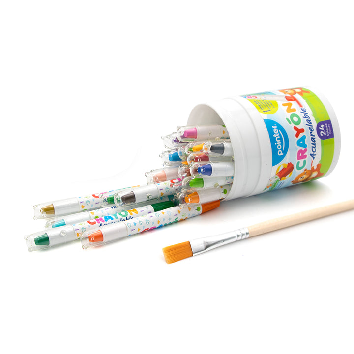 Crayones de Acuarela 36 Unidades Para Niños