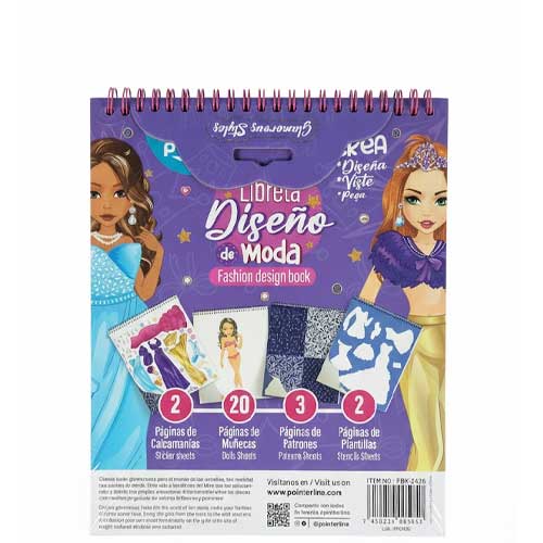 Libro para Colorear y Stickers  Besties Fashions Para Niños