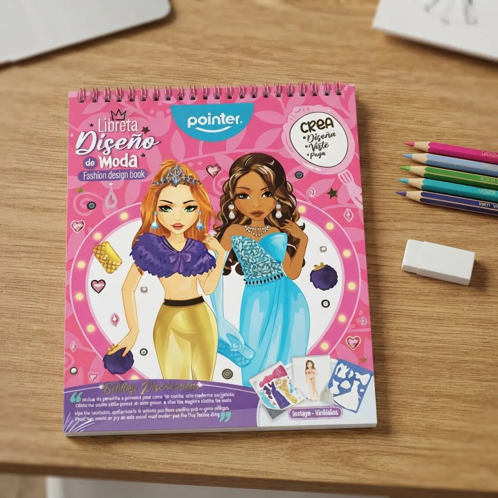 Libro para Colorear y Stickers  Besties Fashions Para Niños