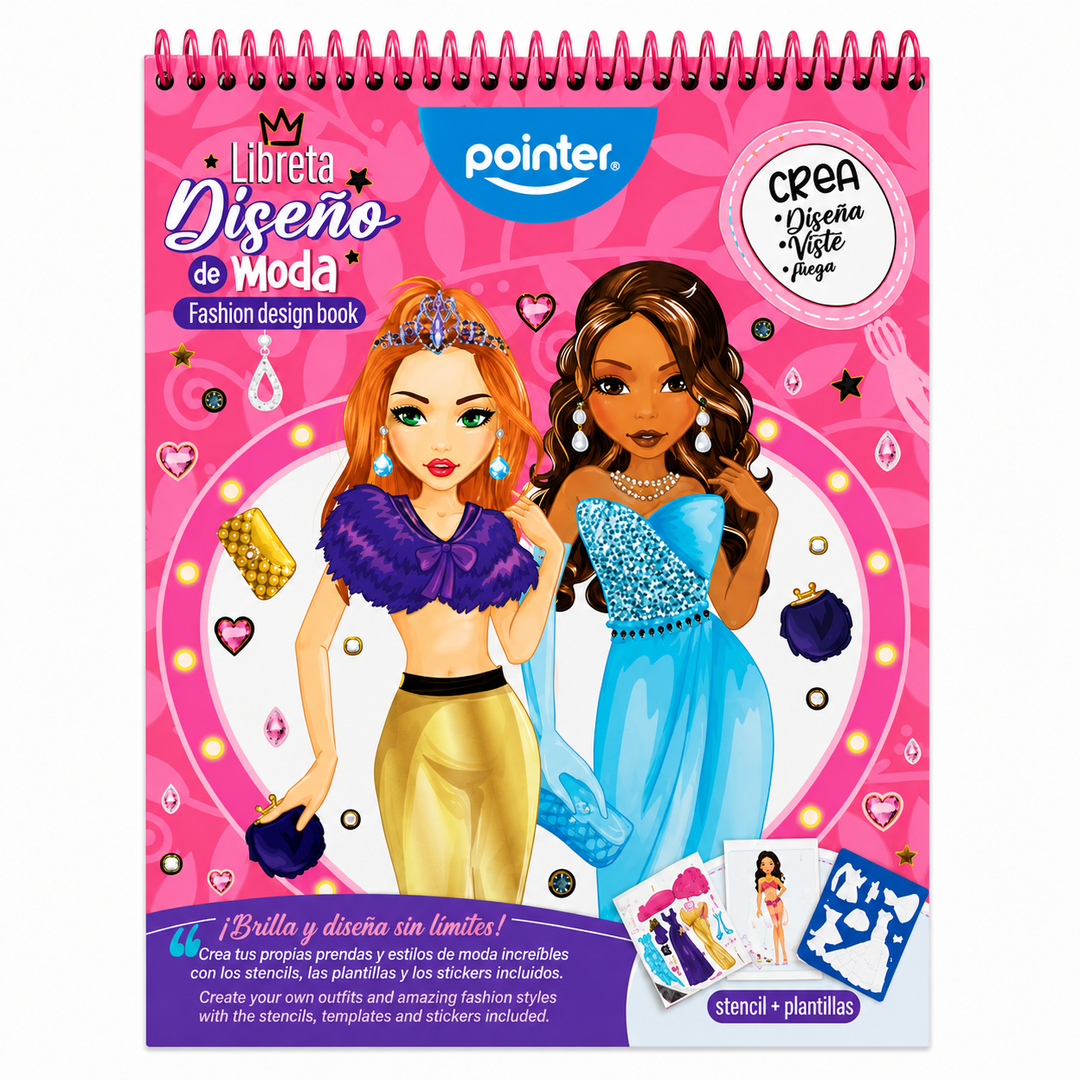 Libro para Colorear y Stickers  Besties Fashions Para Niños