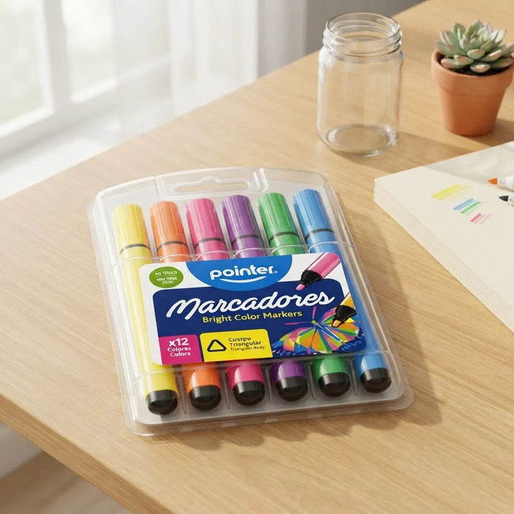 Marcador Jumbo Triangular Pointer Para Niños