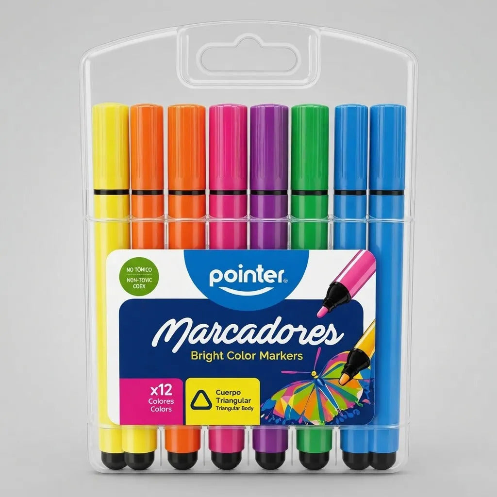 Marcador Jumbo Triangular Pointer Para Niños