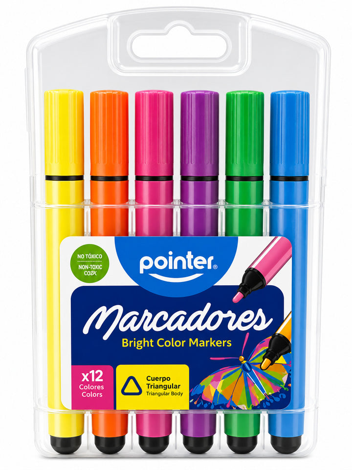 Marcador Jumbo Triangular Pointer Para Niños