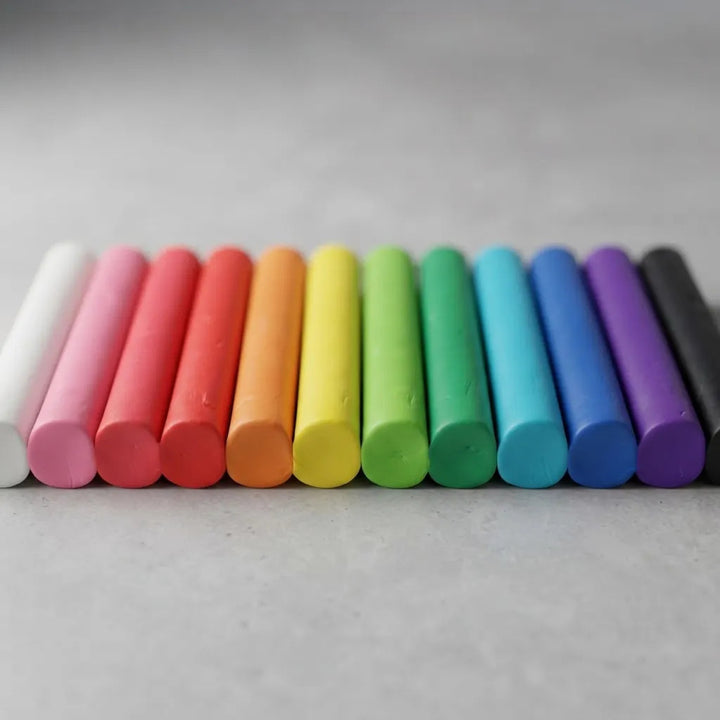 Set Plastilina 12 Colores con Moldes y Rodillo Para Niños