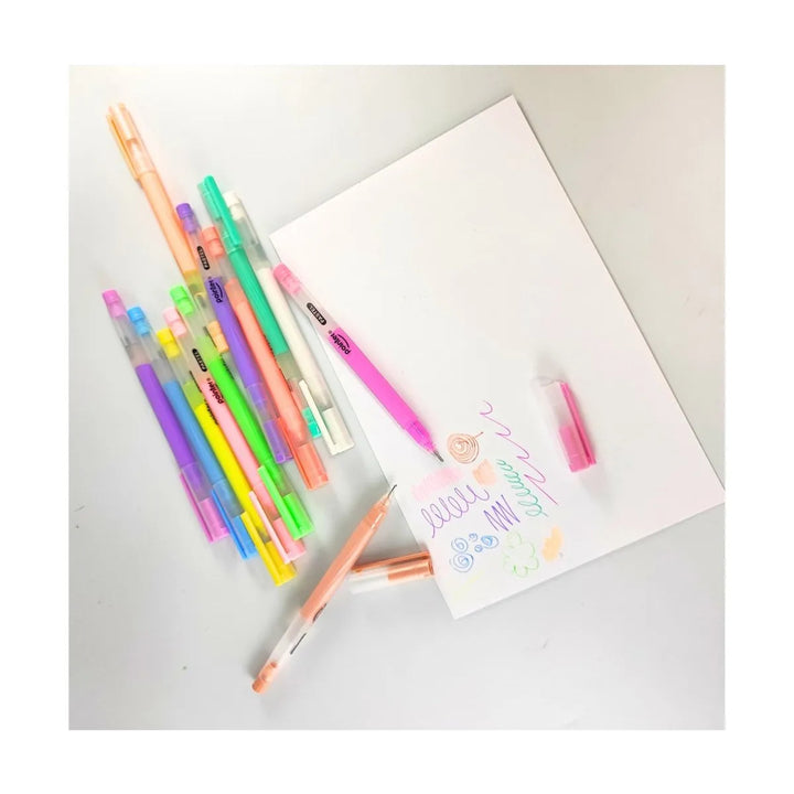 Bolígrafo Tinta Gel Pastel 12 Unidades Para Niños