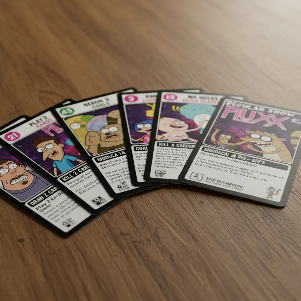 Juego De Mesa Regular Un Show Más Fluxx Para Niños