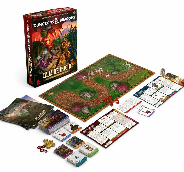 Juego De Mesa Caja de Inicio Dungeons &amp; Dragons Para Adultos