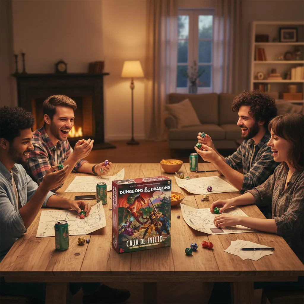 Juego De Mesa Caja de Inicio Dungeons &amp; Dragons Para Adultos