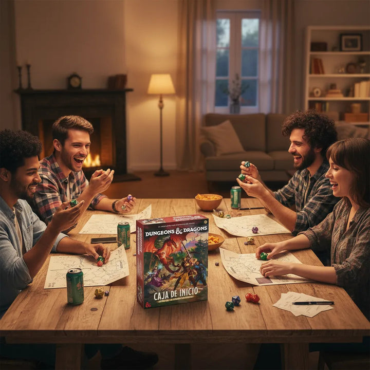 Juego De Mesa Caja de Inicio Dungeons &amp; Dragons Para Adultos